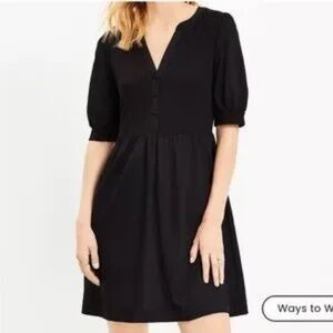 LOFT Black Mini Dress